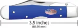 Case Cutlery Cheetah Cub Royal Blue Synthet CA16406