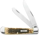 Case Trapper Amber Bone Tru-Sharp Clip & Spey Blades