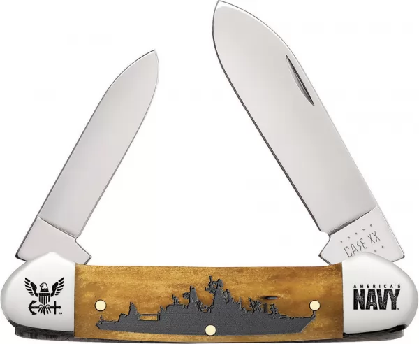 Case Cutlery Navy Canoe Antique Bone CA17720