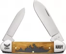 Case Cutlery Navy Canoe Antique Bone - CA17720