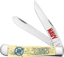 Case Cutlery U.S. Navy Trapper Yellow - CA17728