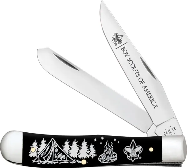 Case Cutlery BSA Trapper Black Synthetic CA18088