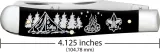 Case Cutlery BSA Trapper Black Synthetic CA18088