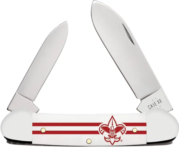 Case Cutlery Scouting America Canoe White CA18140