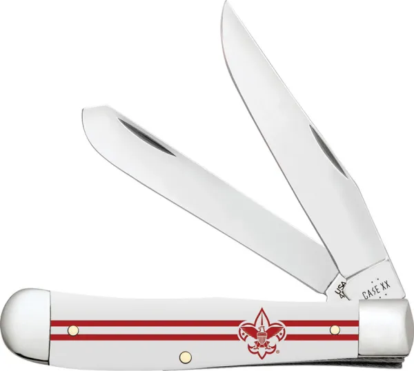 Case Cutlery Scouting America Trapper White CA18141