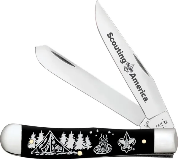 Case Cutlery Scouting America Trapper Black CA18145