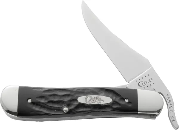 Case RussLock Rough Black Gum Fuddy Knife Tru-Sharp CA18224