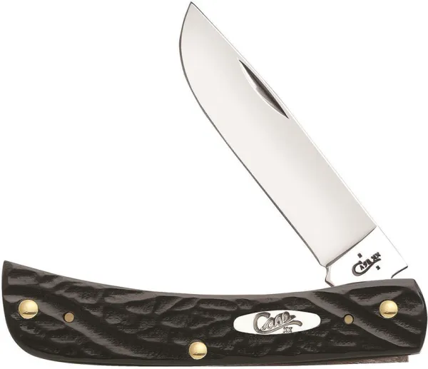 Case Cutlery Sod Buster Jr Black Synthetic CA18229