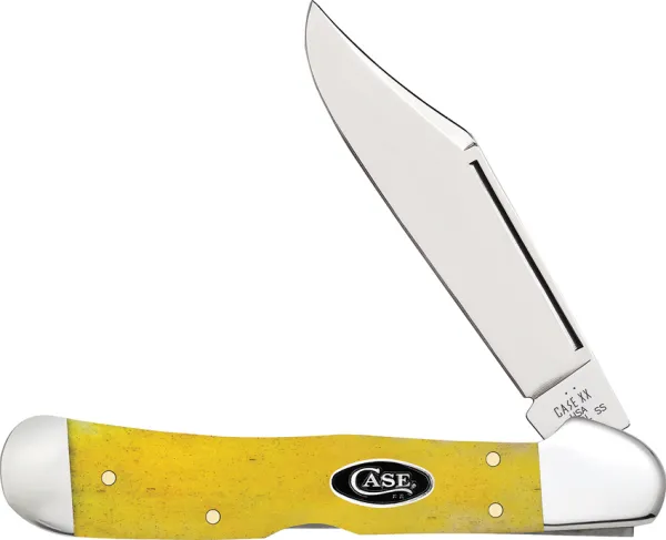 Case Cutlery Copperlock Yellow Bone CA20025