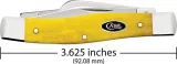 Case Cutlery Medium Stockman Yellow Bone CA20029