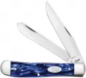 Case Cutlery Trapper Sparxx Blue Kirinite - CA23431