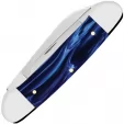 Case Cutlery Canoe Blue Pearl Kirinite CA23447