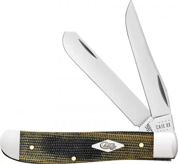 Case Cutlery Smooth Black-Green-Natural Can CA23472