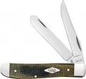Case Cutlery Smooth Black/Green/Natural Can - CA23472