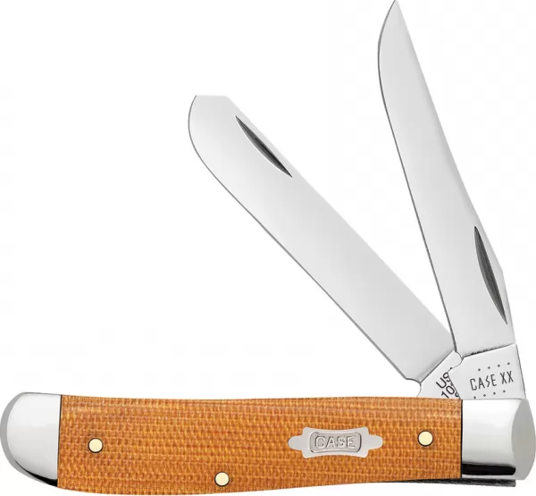 Case Cutlery Mini Trapper Natural Micarta CA23695