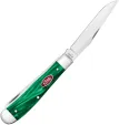 Case Cutlery Trapper Green Pearl Kirinite CA24410