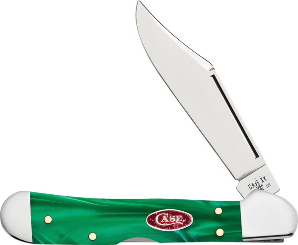Case Cutlery Mini Copperlock Green Pearl CA24416