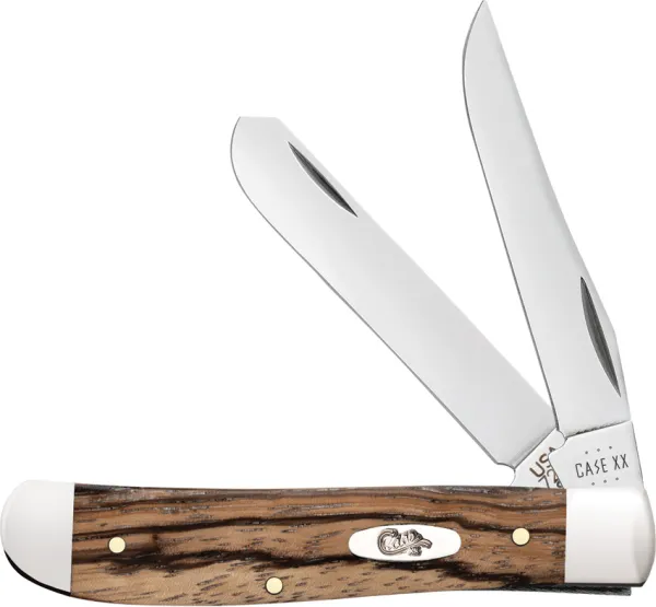 Case Cutlery Mini Trapper Zebra Wood CA25142