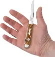 Case Cutlery Jeep Mini Trapper Antique Bone CA27012