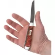 Case Trapper Damascus Maple Burl CA27810