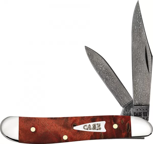 Case Peanut Damascus Maple Burl CA27811