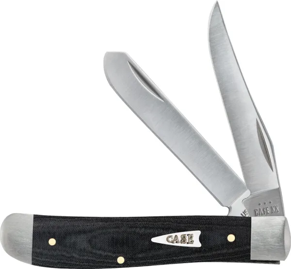 Case Cutlery Mini Trapper Black Micarta CA27822