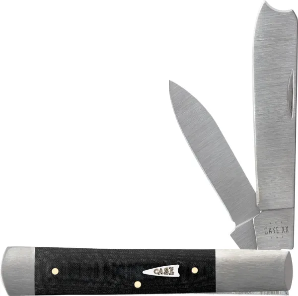 Case Cutlery Razor Black Micarta CA27823