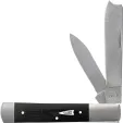 Case Cutlery Razor Black Micarta - CA27823