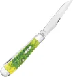 Case Cutlery Trapper Green Apple Bone CA27860