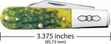 Case Cutlery Barlow Green Apple Bone CA27865