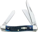 Case Medium Stockman Blue Jigged Bone 6318 SS