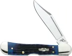 Case Mini Copperlock Blue Bone 3 5/8 Closed 2oz