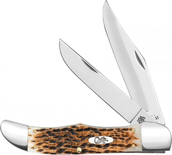 Case Cutlery Folding Hunter Amber Bone CA30093