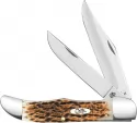 Case Cutlery Folding Hunter Amber Bone - CA30093