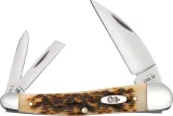 Case Cutlery Seahorse Whittler Amber Bone - CA30094