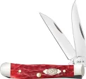 Case Cutlery Tiny Trapper Dark Red Bone - CA31944