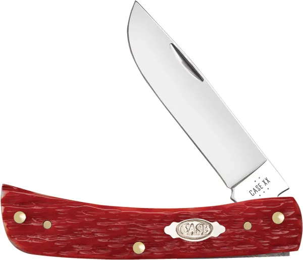 Case Cutlery Sod Buster Jr Dark Red Bone CA31945