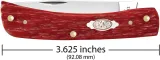 Case Cutlery Sod Buster Jr Dark Red Bone CA31945