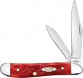 Case Cutlery Peanut Dark Red Bone - CA31948