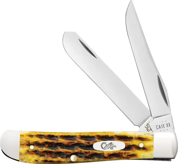 Case Cutlery Mini Trapper Honeycomb Bone CA32271