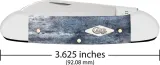 Case Cutlery Canoe Gray Bone CA34202