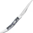 Case Cutlery Gray Bone  Smooth Small Texas CA34204