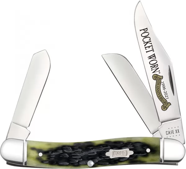 Case Stockman 25th Annv Olive CA38197