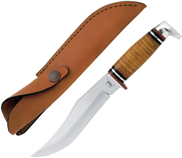 Case Hunter 381-6 SS 10 3-4 Overall Brown Sheath 386