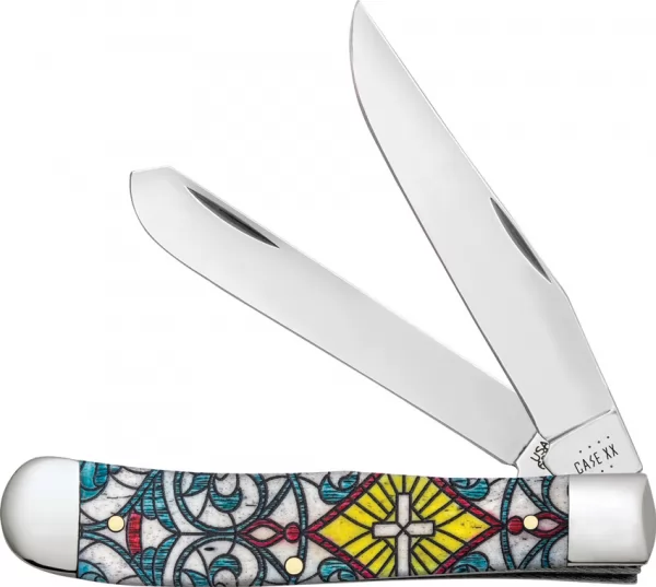 Case Cutlery Trapper Stained Glass CA38817