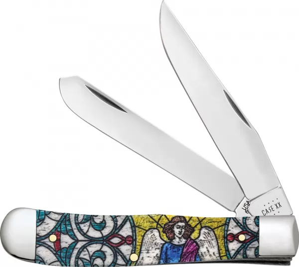 Case Cutlery Trapper Stained Glass Angel CA38818