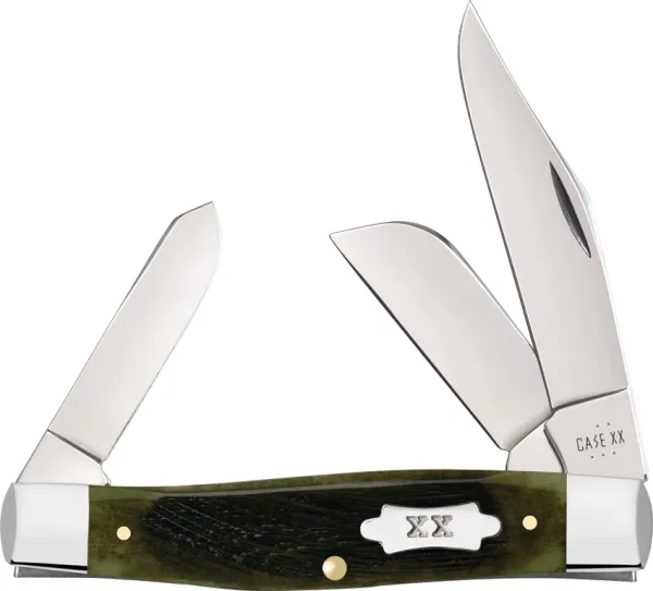 Case Cutlery Large Stockman Olive Green CA39232