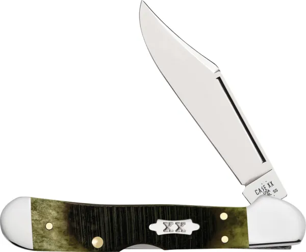 Case Cutlery Mini Copperlock Olive Green CA39236