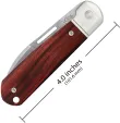 Case Cutlery Highbanks Slip Joint Rosewood CA42229