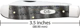 Case Cutlery Mini Trapper Blue Curley Oak CA47491